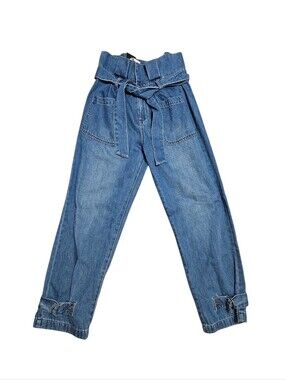 Blank NYC Paperbag Waist Dancing Queen Jeans Cotton NEW